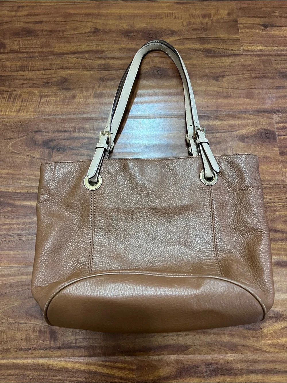 Michael Kors Bedford Acorn Pebble Leather Tote Bag